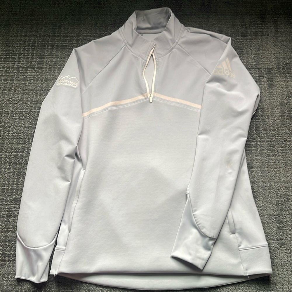 ADIDAS Sz L women’s 1/4 zip JACKSON Hole